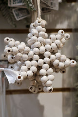 Wood Bead Star Ornament