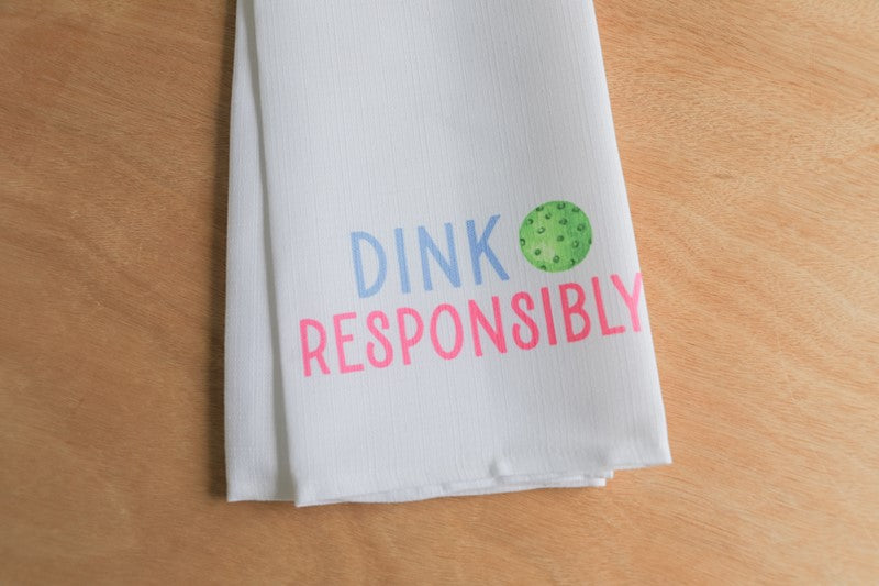 Dink Responsibly Dish Towel