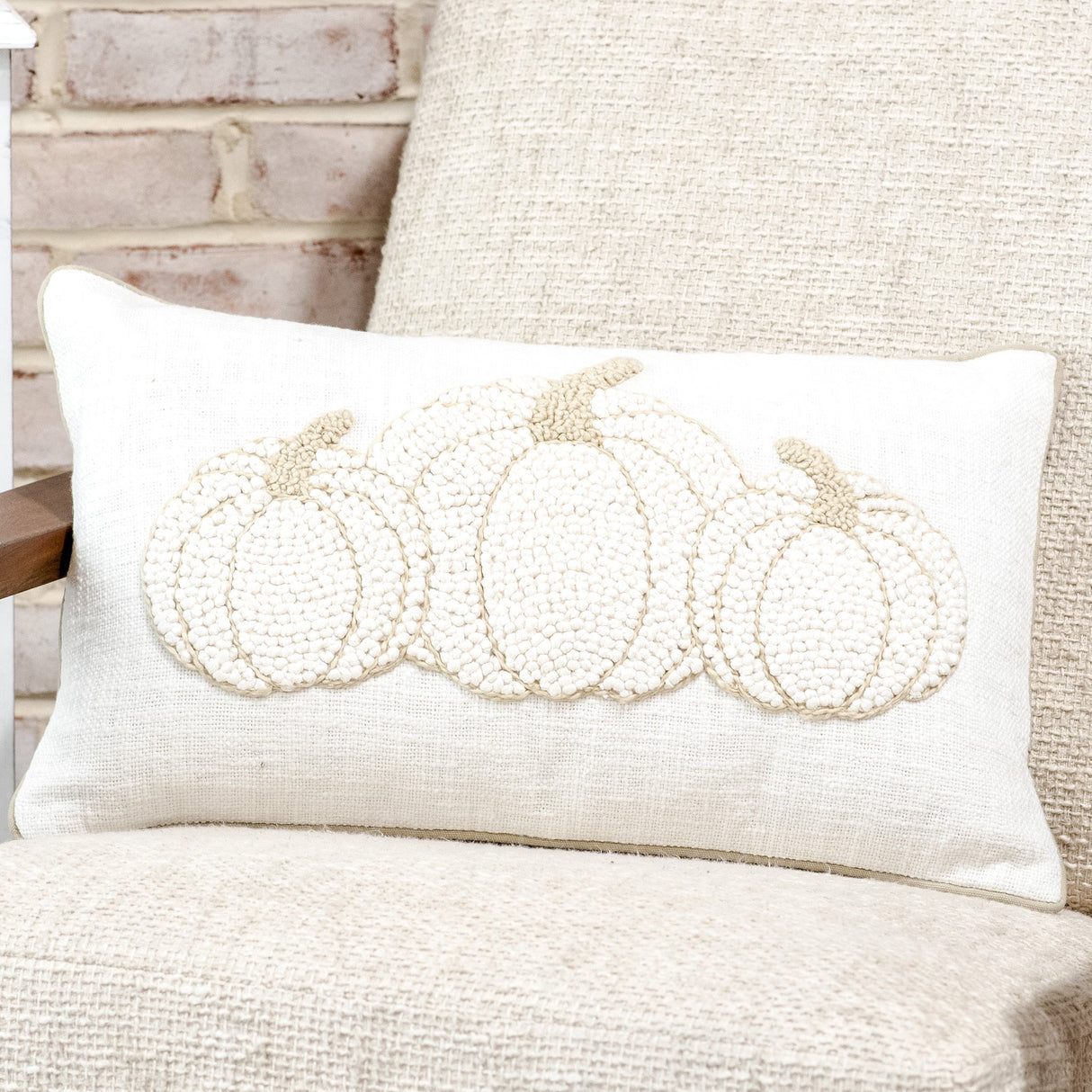 Lumbar Triple Pumpkin Pillow