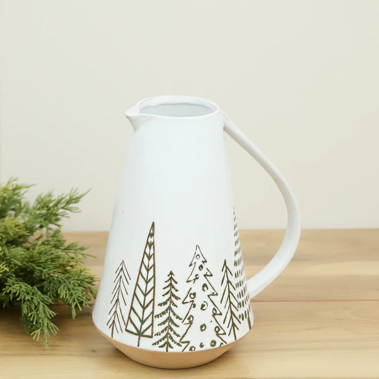 Holiday Ceramic Pitcher