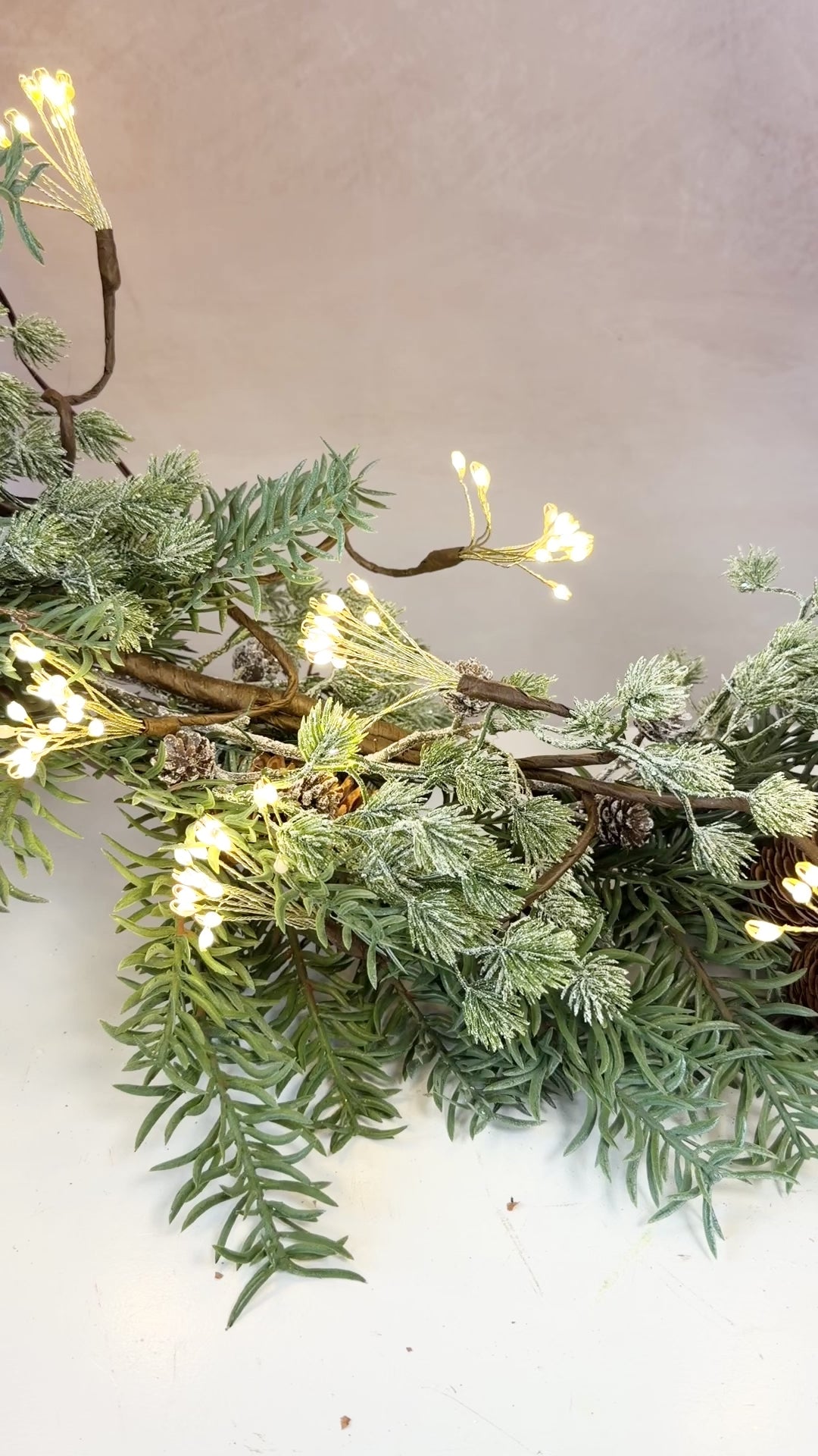 70" LED Twig Garland
