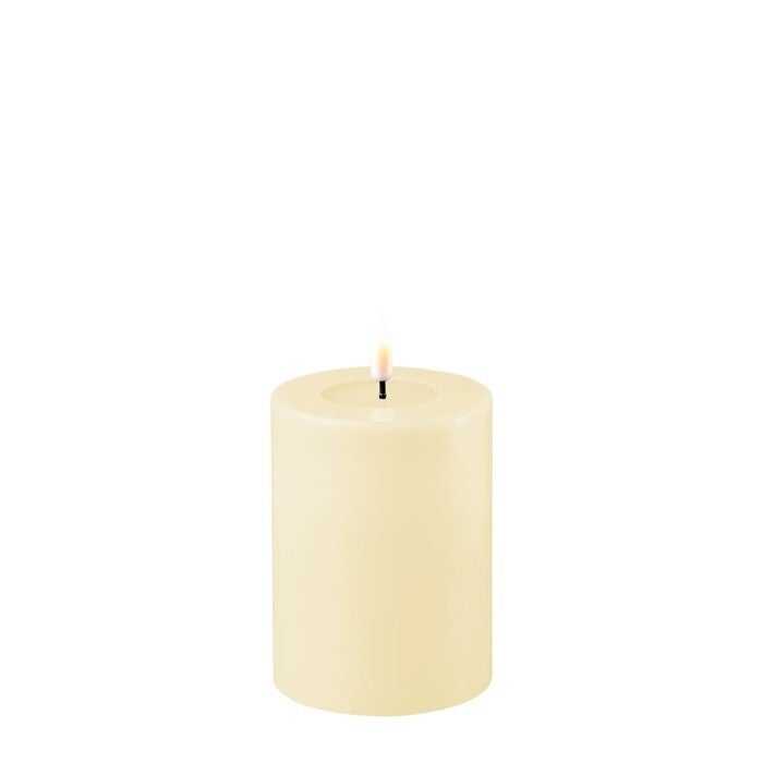 Deluxe Cream LED Candle 3X4 In