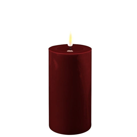 Deluxe Burgundy LED Candle 3X6 Inch