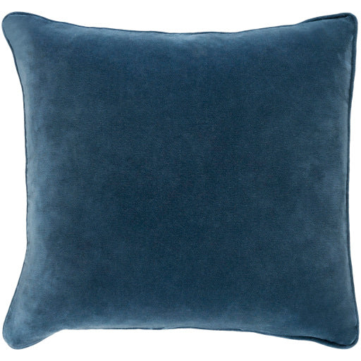 Blue Peacock Safflower Pillow