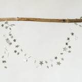 Star Shaped Garland with Glitter