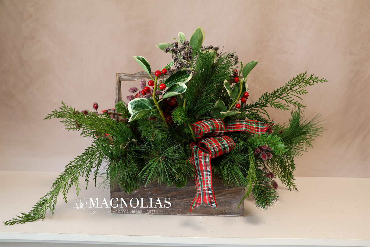 22" Winter Wishes Basket