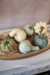 Mixed Blue Pumpkins & Gourds