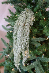 Green Glittered Amaranthus Spray