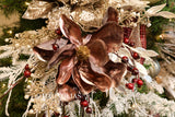 Mauve Holiday Magnolia Spray