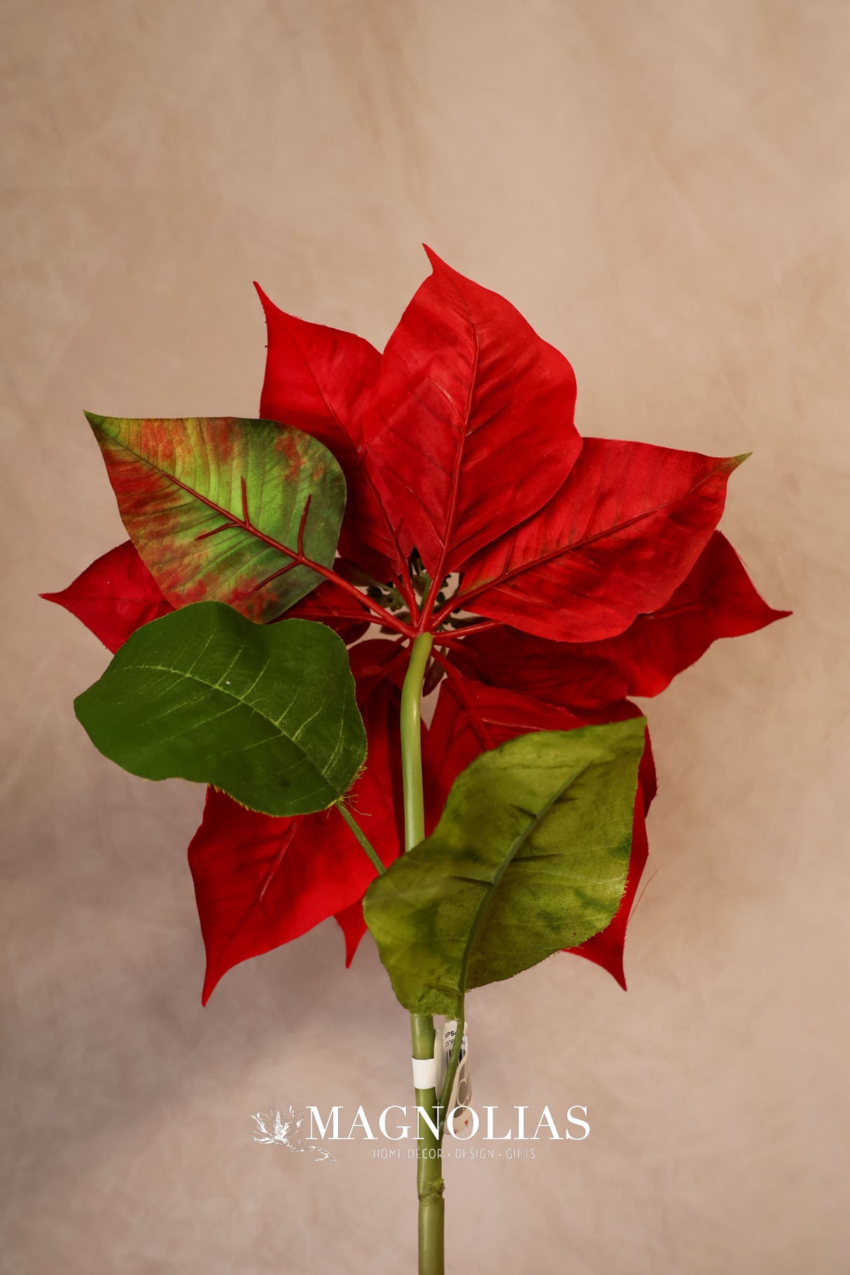 Holiday Classic Red Poinsettia Spray