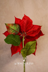 Holiday Classic Red Poinsettia Spray