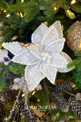 Sweater Patterned Poinsettia Stem