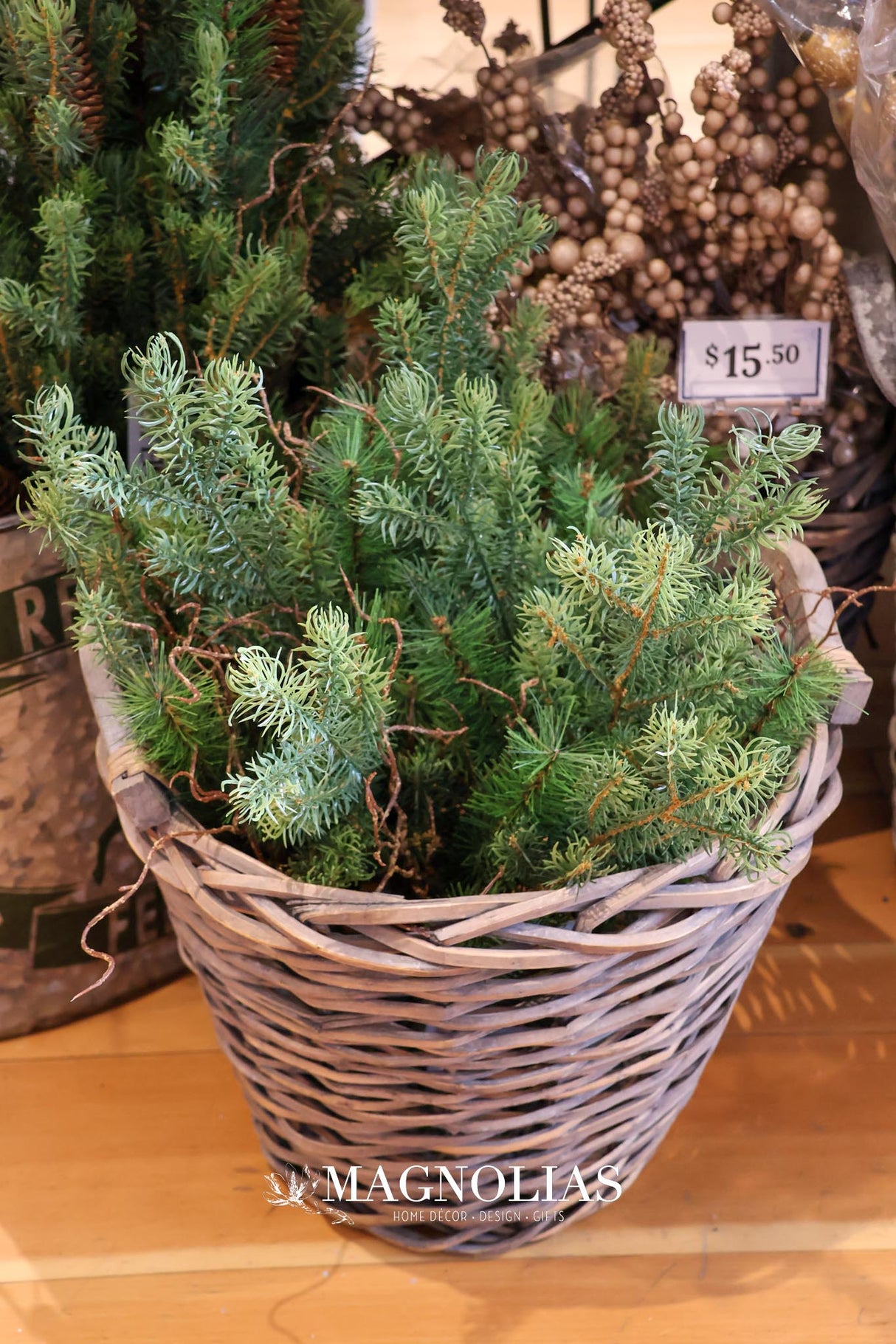 Wish Noble Fir & Pinecone Pick