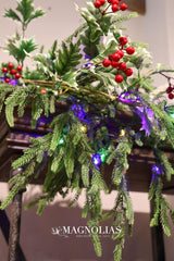 76” Green Oversized Norfolk Lighted Garland