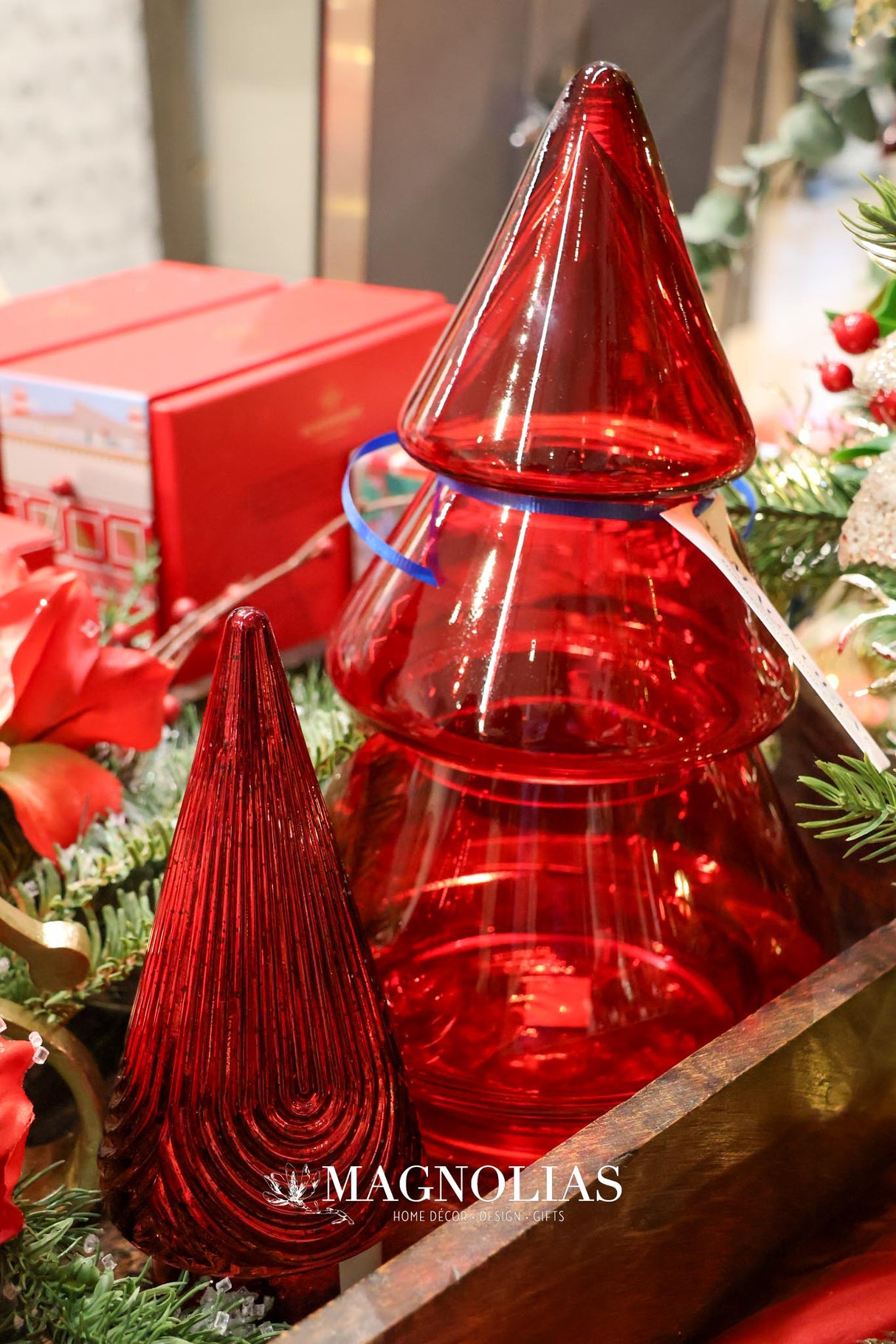 Ronda Red Glass Tree