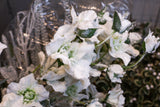 Frosted Christmas Rose Spray