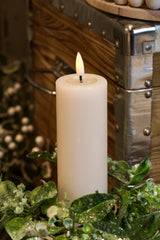 Deluxe Cream LED Candle 2x6