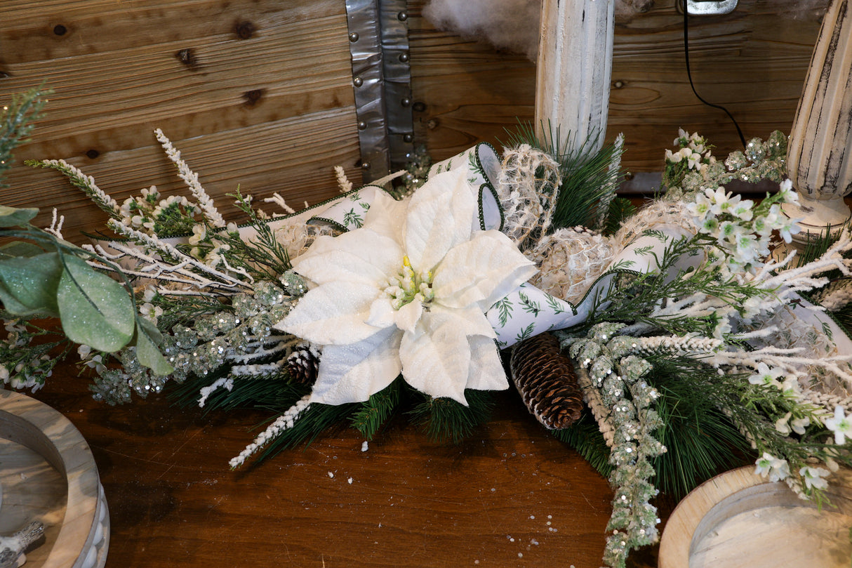 Glittering Green Fern Spray