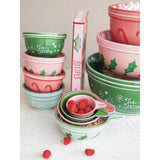 Christmas Stoneware Measuring Cup Set