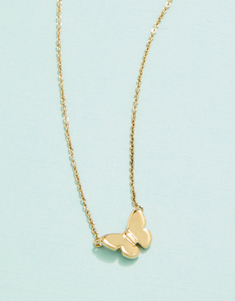 Splash Butterfly Necklace