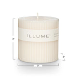 Winter White Fragranced Pillar Candle -2 Sizes