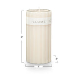 Winter White Fragranced Pillar Candle -2 Sizes