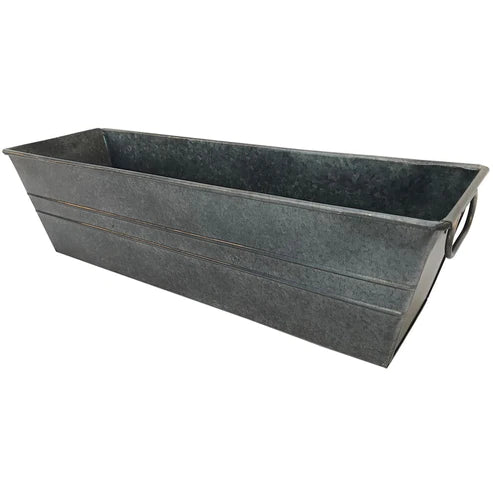 Galvanized Platinum Planter