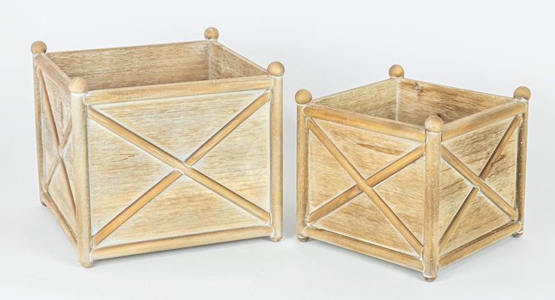 Wood Planter Boxes- 2 Sizes