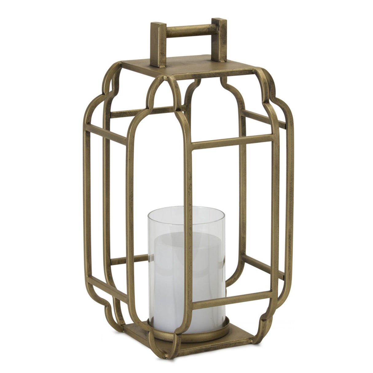 Sofi Metal & Glass Candleholder/Lantern
