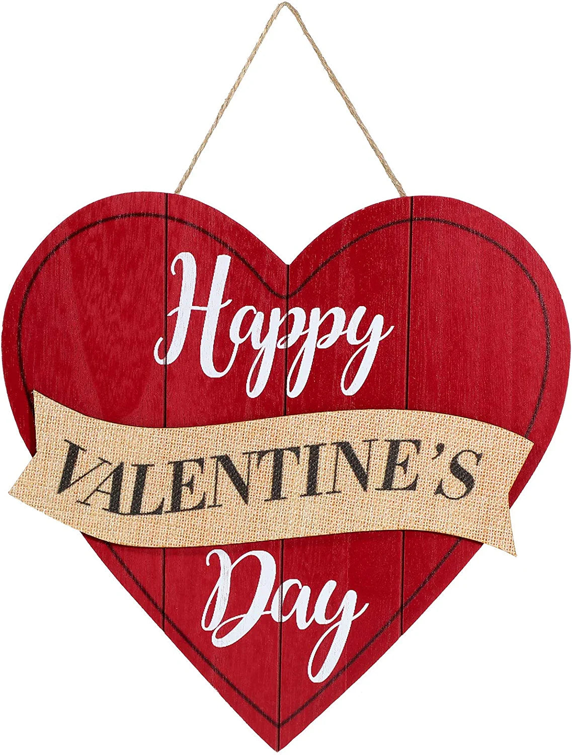 Happy Valentine's Day Wooden Sign