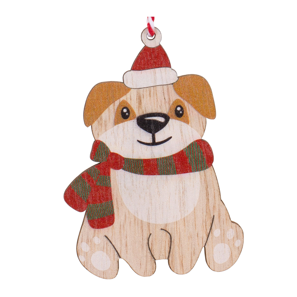 Wooden Dog Ornament - 3 Styles