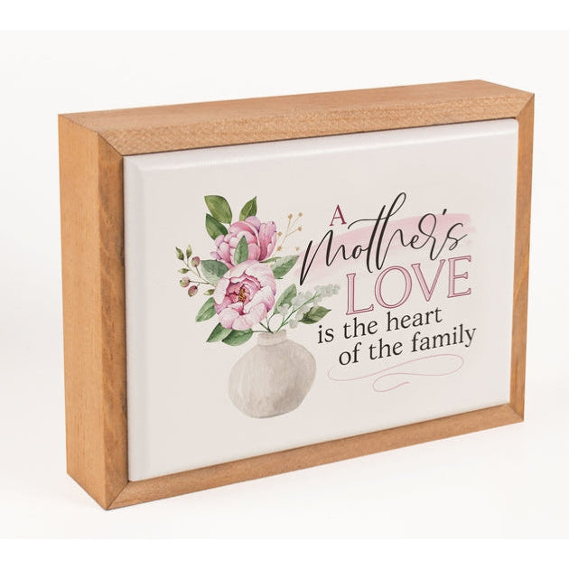 A Mothers Love Wood Sign