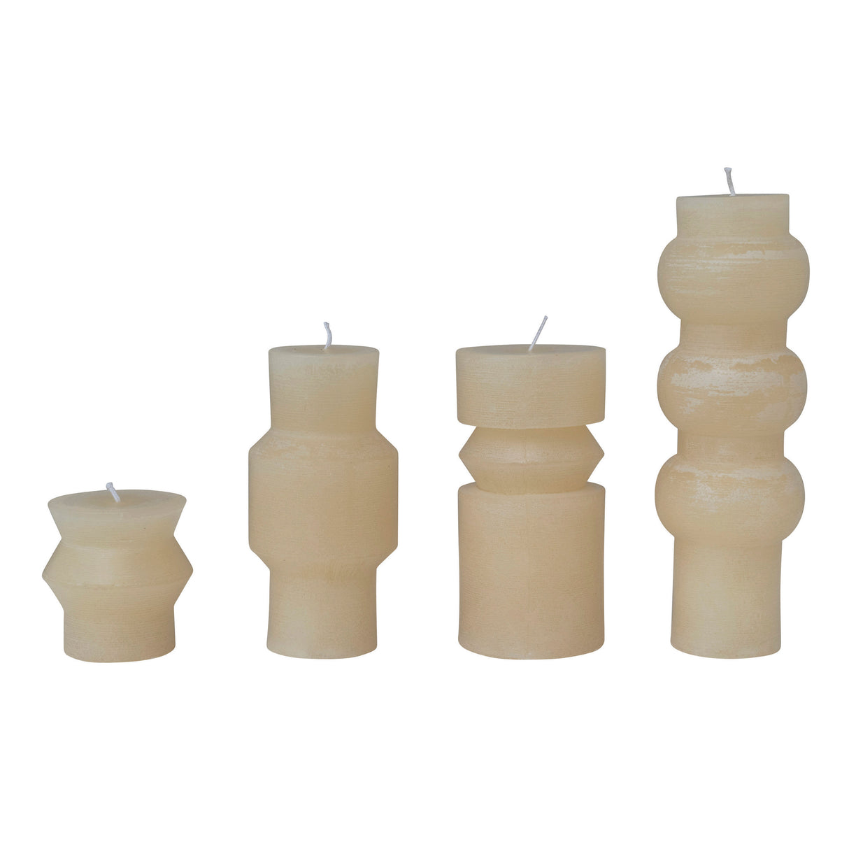 3" Unscented Totem Candle - Cream