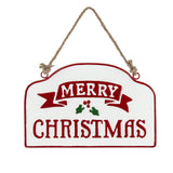 Merry Christmas Metal Sign