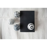 Black & White Stoneware Orb - 4 Styles