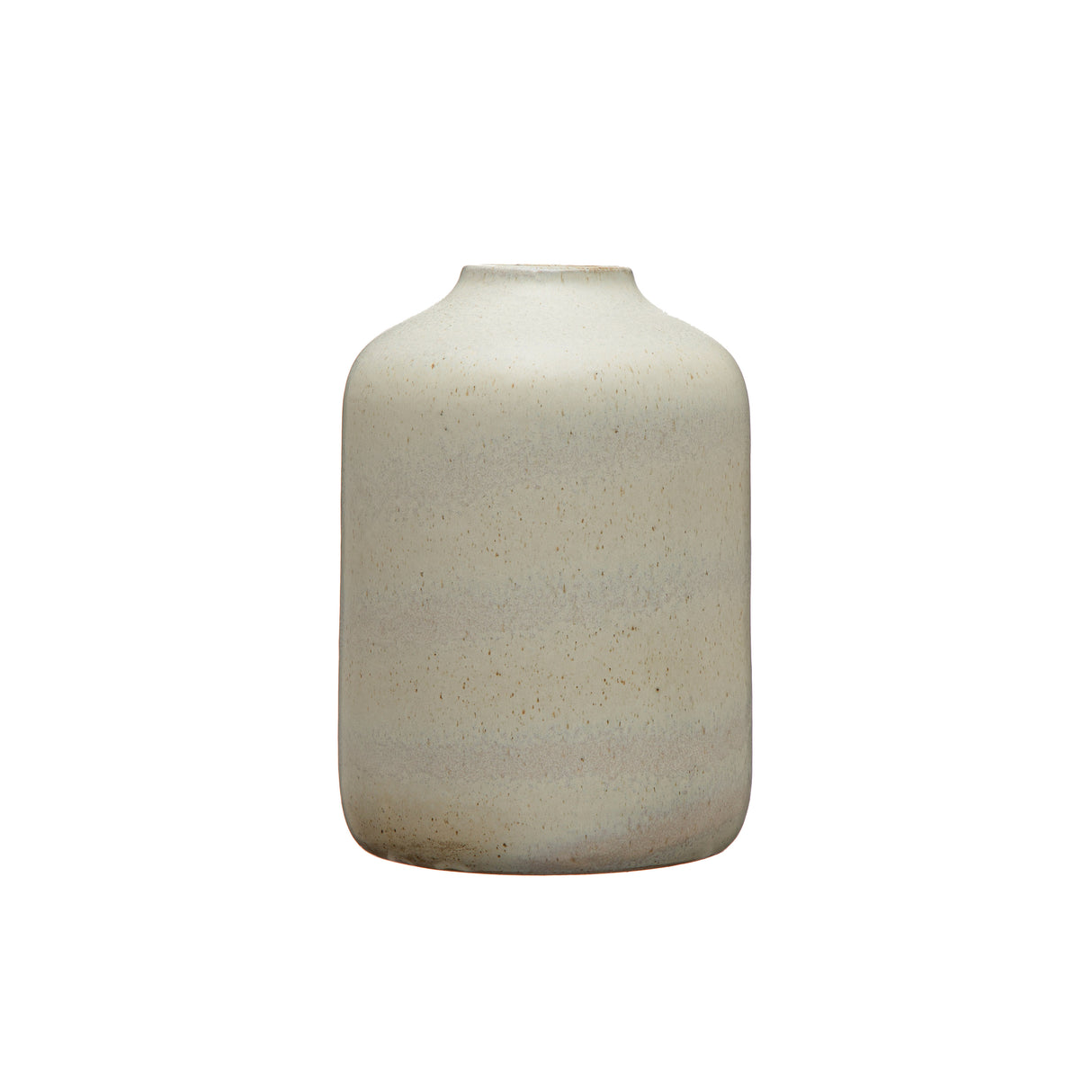 Marbled Beige Stoneware Vase