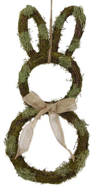 Moss Bunny Wreath