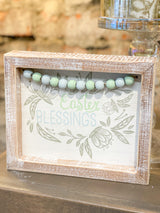 Elegant Easter Beaded Sign -CLOSEOUT