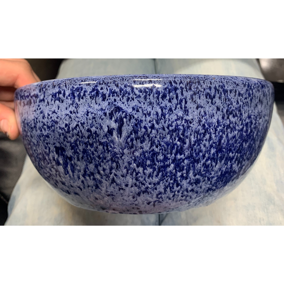 8" Low Glazed Bowl