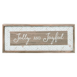 Wooden Holiday Sign - 2 Styles