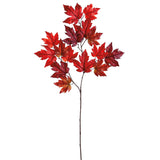 Brick Burgundy Maple Leaf Spray