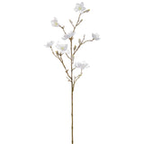 Cream Frosted Mini Magnolia Spray