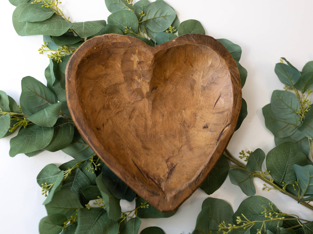 Small Natural Heart Bowl