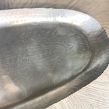 Metal Tray with Etched Design