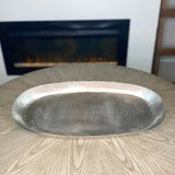Metal Tray with Etched Design