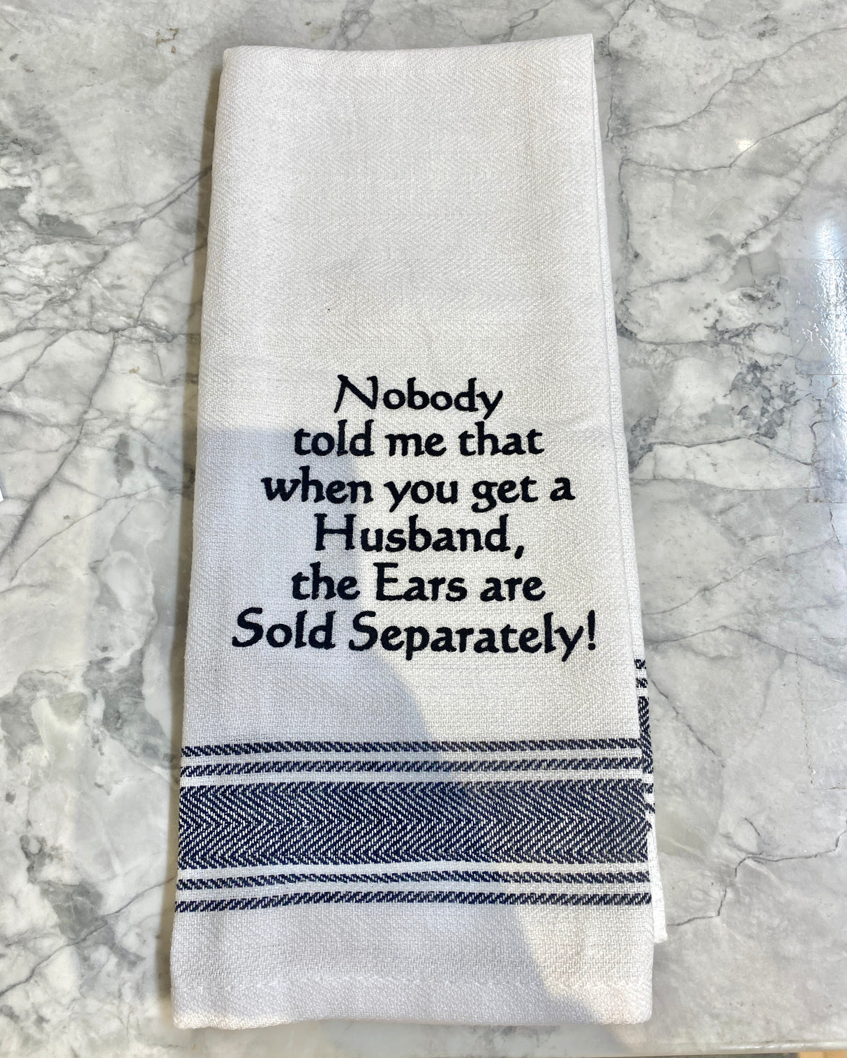 Ears Sold Separately Funny Tea Towel