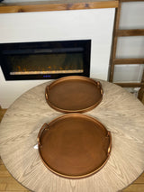 Round Copper Tray - 2 Sizes
