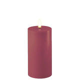 Deluxe Magenta LED Candle 3X6 Inch