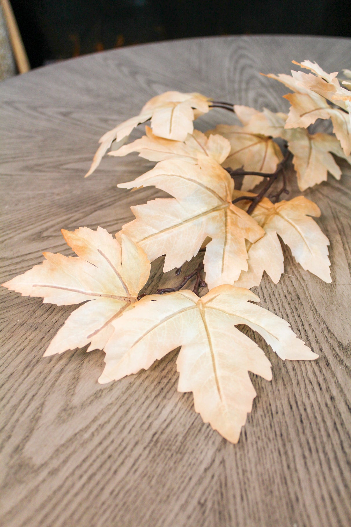 Beige Maple Leaf Spray