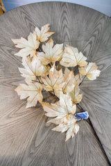 Beige Maple Leaf Spray